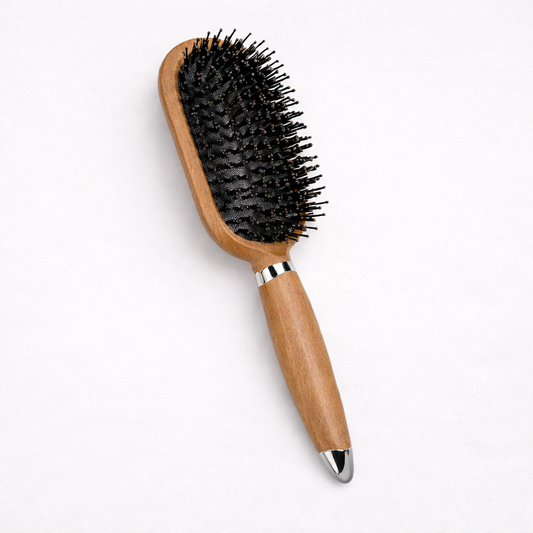 Brosse Démêlante – Antistatique Et Massage Cuir Chevelu - marron