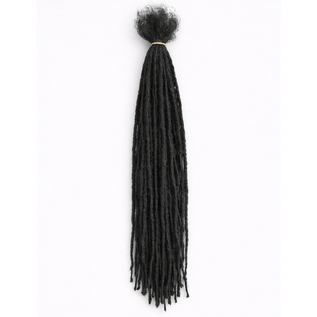 Mèches à tresser Noir Brésiliennes Microlocs Crépus Crochet Faux Locs – Cheveux naturels