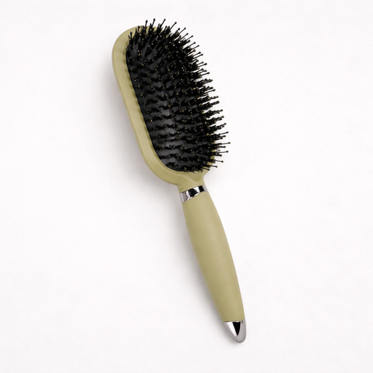 Brosse Démêlante – Antistatique Et Massage Cuir Chevelu - vert
