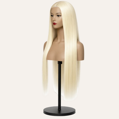 Perruque Blonde Brésilienne Lace Front 13x6 Lisse – Remy Hair