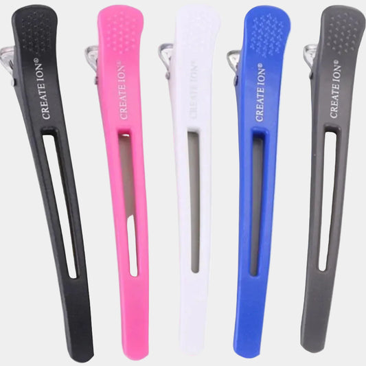 Lot de 6 pinces crocodile coiffure – Double charnière