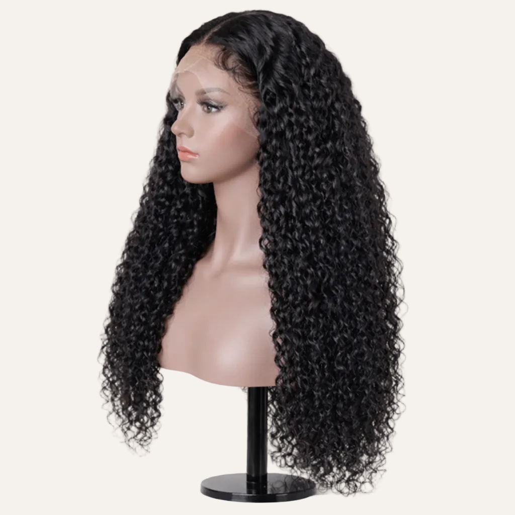 Perruque Noire Brésilienne Lace Front 13x6 Ondulée Profonde – Remy Hair