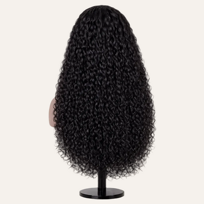 Perruque Noire Brésilienne Lace Front 13x6 Ondulée Profonde – Remy Hair