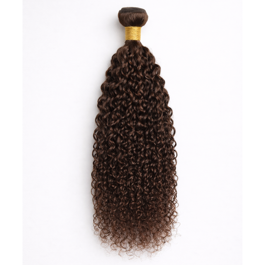 Tissage Brun Chocolat Ondulé Profond – Remy Hair