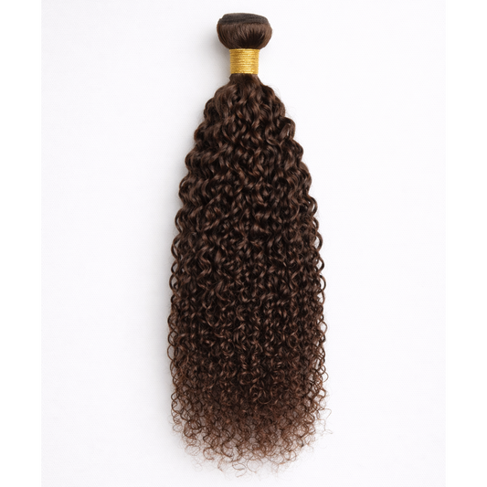 Tissage Brun Chocolat Ondulé Profond – Remy Hair