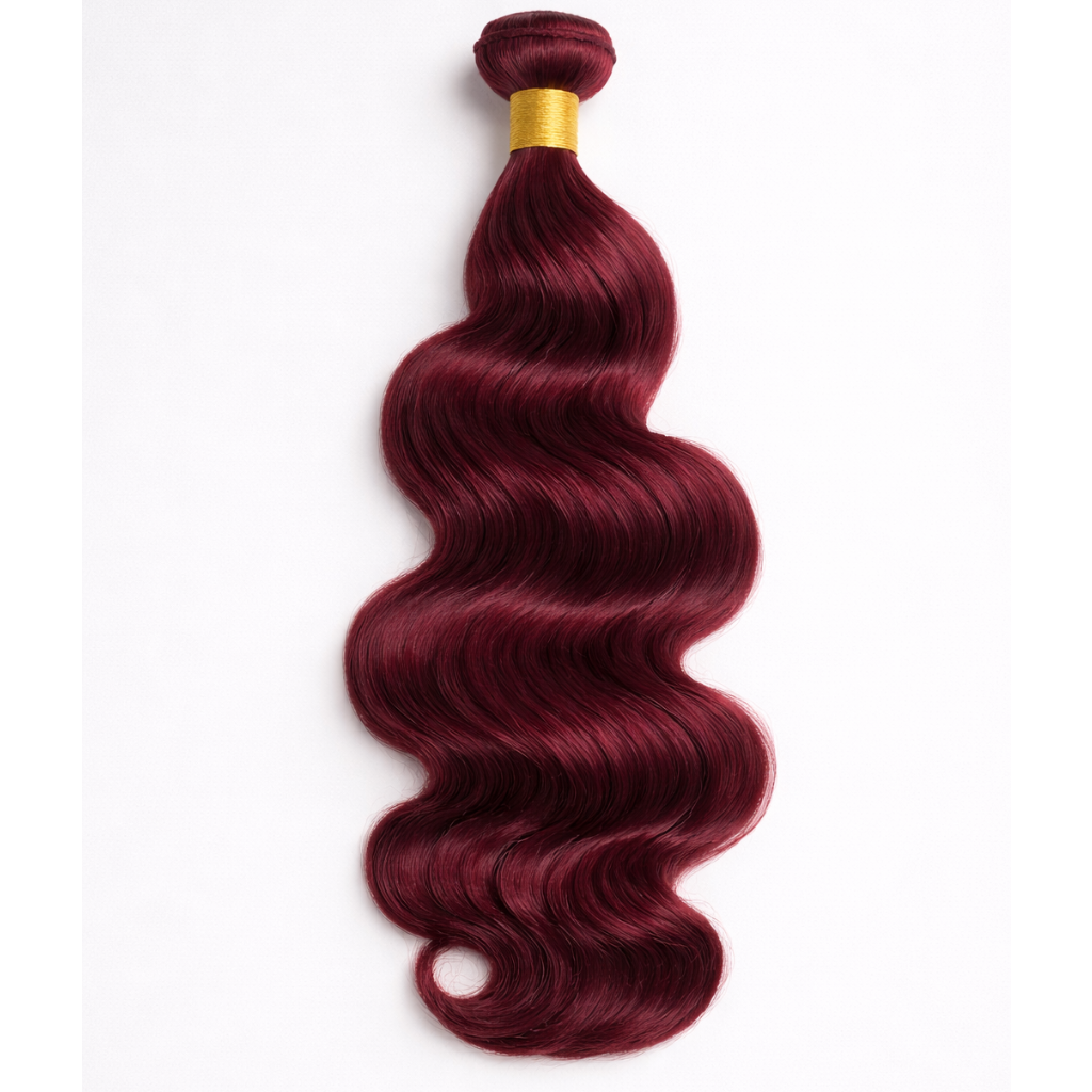 Tissage_Rouge_Bordeaux_Bresilien_Ondule_Virgin_Hair